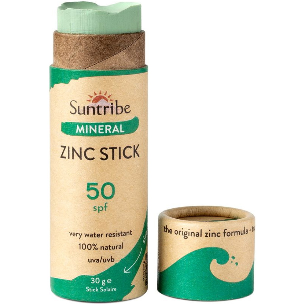 2026 Suntribe Bio-Mineralzink-Sonnenschutz-Stick SPF 50 STZS - Mint Green